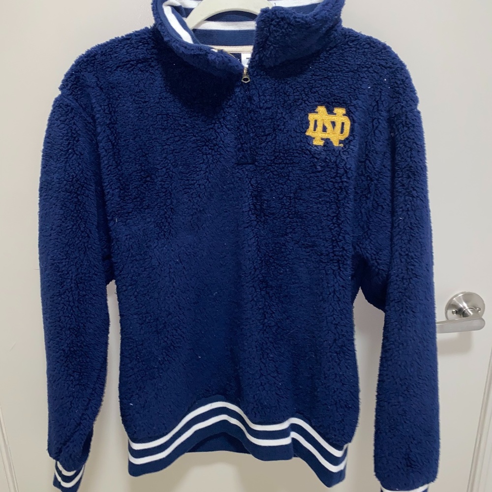 Norte Dame fluffy pullover